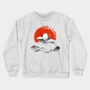 Japan Fujiyama mountain Crewneck Sweatshirt